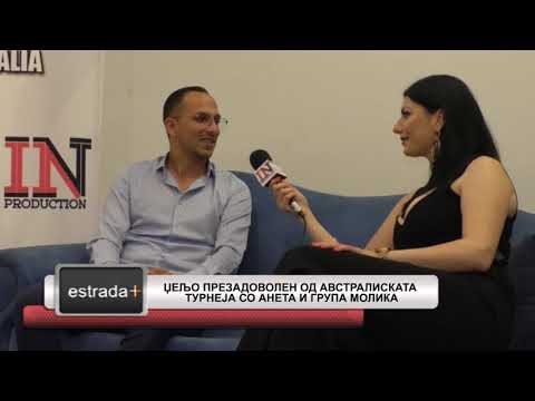Estradaplus 15 01 2019   Dzeljo prezadovolen od avstraliskata turneja so Aneta i grupa Molika