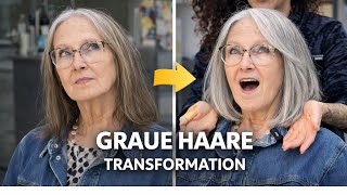 Omg wenn ich 71 Jahre alt so aussehe bin ich mega happy oder?❤️#greyhair