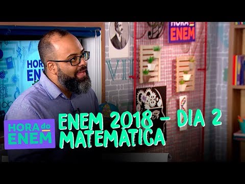 Enem 2018 | Destaques da prova de Matemática | Hora do Enem Ao Vivo