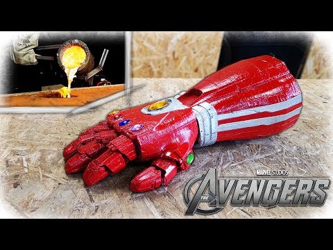 Casting REAL IRON-MAN Nano Gauntlet - (Avengers: Endgame)