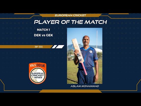 MOM: A.Mohammad - DEK vs GEK | Highlights | FanCode ECS Greece Day 2 | Greece 2021