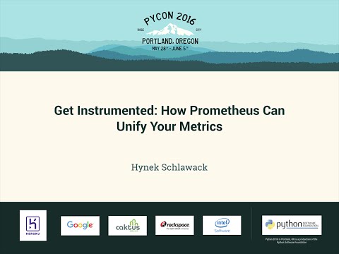 Hynek Schlawack - Get Instrumented: How Prometheus Can Unify Your Metrics - PyCon 2016