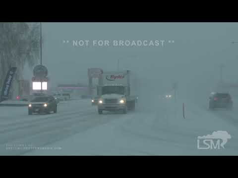 02-20-2022 Billings, MT - Intense Winter Storm - Arctic Outbreak - Severe Driving Conditions