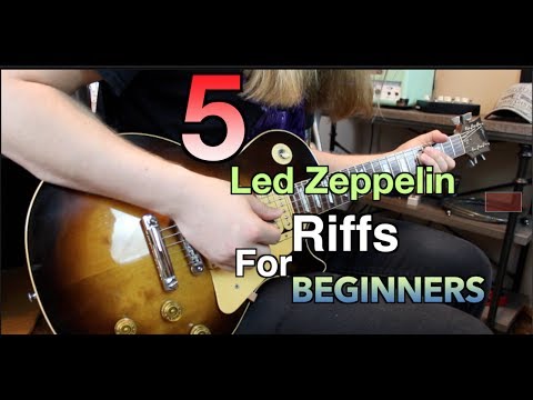 5 Led Zeppelin Riffs Perfect For Beginners ( With Tabs)