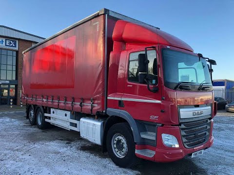 DAF FAN CF290 *EURO 6* 26 TONNE CURTAINSIDER C/W MOFFETT 2016 - YN16 VWA