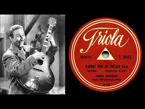 KYLLÄ SEN JO TIETÄÄ SAA, Jorma Ikävalko ja Lasse Pihlajamaan yhtye levyttivät 11.11.1949