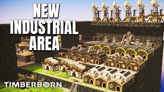 Unlocking LARGE Windmills with NEW Industry Area in Timberborn | Meandering Way Episode 14