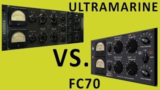 Video thumbnail for Ultramarine3 vs FC70 Shootout | Fairchild 670 Compressor Plugins by RealHomeRecording.com