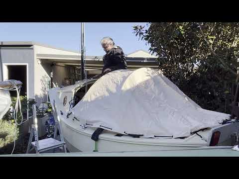Welsford SCAMP: testing tent options on the world's most capable 12 foot sailboat