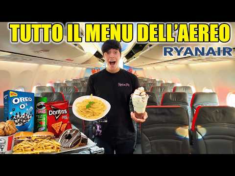 MANGIAMO TUTTO IL MENU DELL'AEREO RYANAIR! *POTEVA ANDARE MEGLIO..*