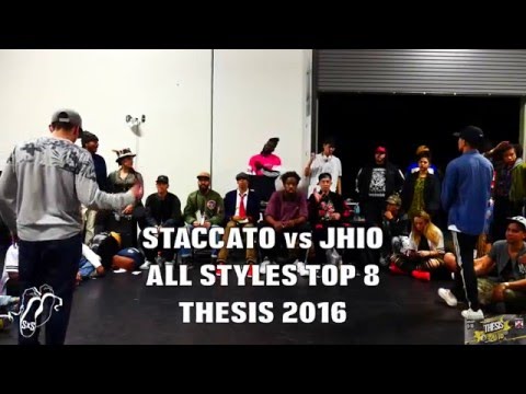 STACCATO vs JHIO | All Styles Top 8 | #Thesis2016 | #SXSTV