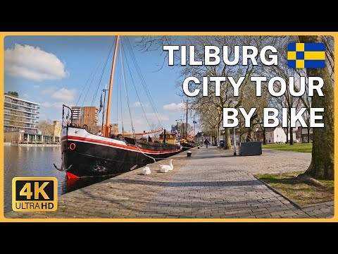 Cycling through TILBURG, Netherlands | POV city tour by bike 🚴‍♂️