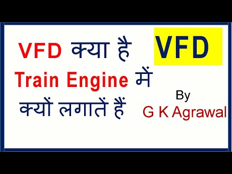 What is VFD, in Hindi | VFD use in Train engine Video