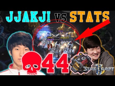 STARCRAFT 2 Dual POV - Stats vs Jjakji - MEDIVAC MASSACRE