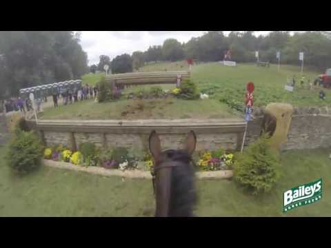 Elite Eventing | Blenheim Horse Trials 2013 Cross Country Head Cam with Georgie Spence