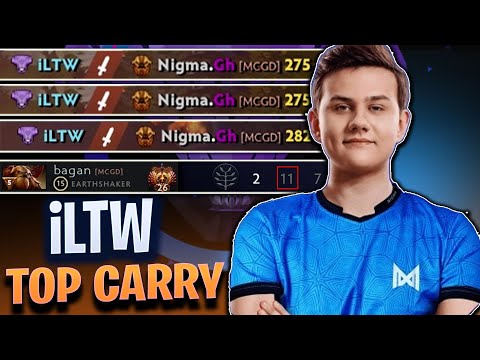 iLTW Vs Nigma Teammate Gh in Pub | Dota 2 7.29 Faceless Void VS Earthshaker