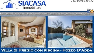 preview picture of video 'Villa di Pregio con piscina in Vendita a POZZO D'ADDA (Milano) - Immobili per la famiglia'