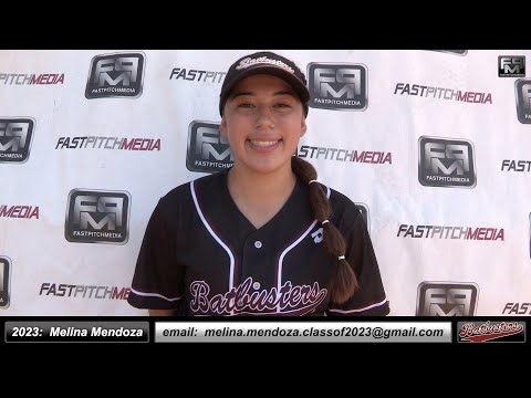 2023 Melina Mendoza Athletic Third Base & Outfielder Softball Player Skills Video - Batbusters