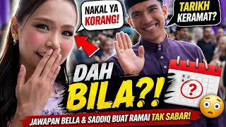 Download lagu “Nakal Ya Korang!” Bella Jawab Tarikh Nikah, Jawapan Saddiq Lagi Buat Ramai Terkejut! mp3