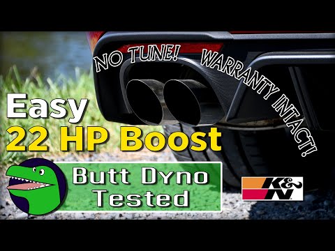 BUTT DYNO Proven: 22 HP GAIN! | K&N Cold Air for Mustang