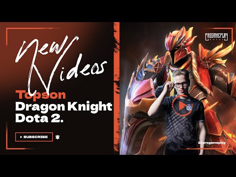 Topson Dragon Knight Mid Lane Dota 2 | Ranked Match | Gameplay