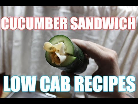 Cucumber Sandwich (low carb sandwich)