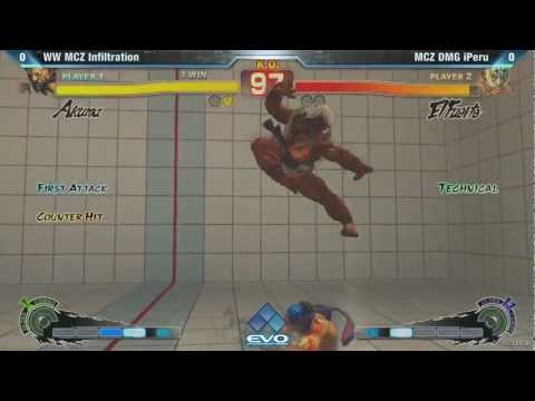 [EVO 2012 SSFIV AE Top 32] WW MCZ Infiltration (Akuma) vs MCZ DMG iPeru (El Fuerte)