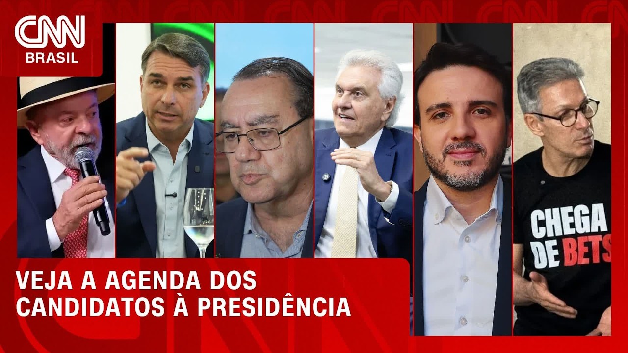 Eleições 2026: veja a agenda dos candidatos à presidência | CNN AGORA