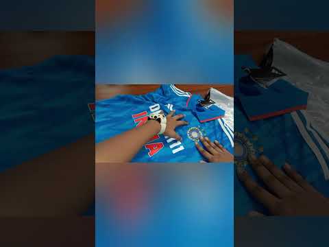 My new Adidas team india cricket jersey unboxing