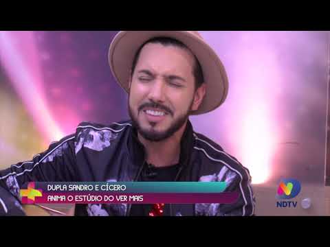 Dupla Sandro e Cícero anima o estúdio do Ver Mais