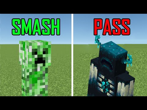 Smash or Pass Every Minecraft Mob! | 1.20 update