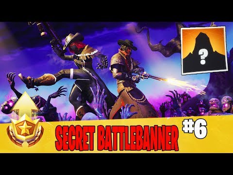 Get FREE Battle Pass Banner Season 6 Week 6 Hidden Battlebanner Location (Secret Hunting Party #6)