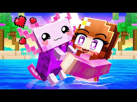 Playing As A HELPFUL AXOLOTL In Minecraft!