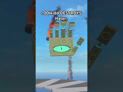 c00lkidd VS hater.. #roblox #hacker #funny #haters #c00lkidd #trolling #shorts