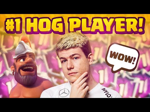 BEST HOG PLAYER EVER? #1 GLOBAL WITH 2.6 HOG CYCLE - Clash Royale