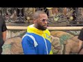 FLOYD MAYWEATHER ARRIVAL FOR LOGAN PAUL PRESS CONFERENCE