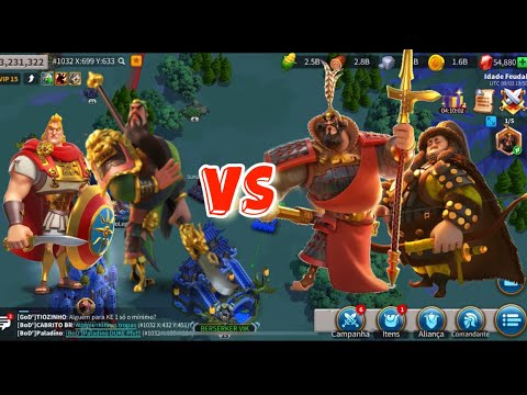 Guan Yu/Alexander vs Xiang Yu/Genghis Khan - Rise of Kingdoms RoK