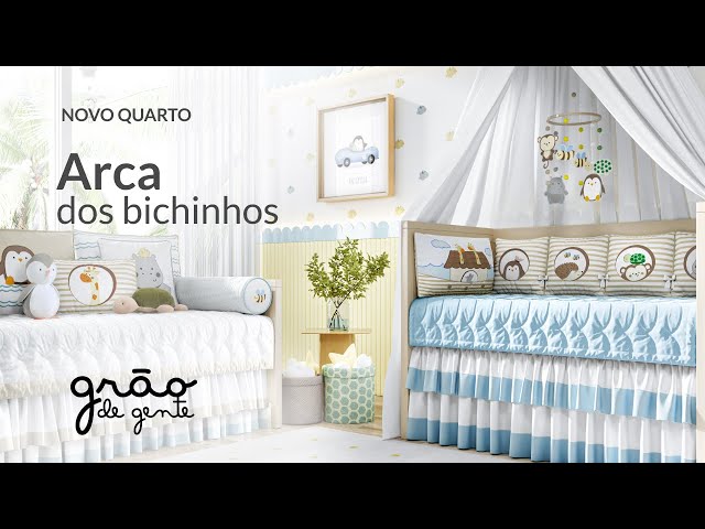 QUARTO DE BEBÊ ARCA DOS BICHINHOS INSPIRADO NA ARCA DE NOÉ | GRÃO DE GENTE