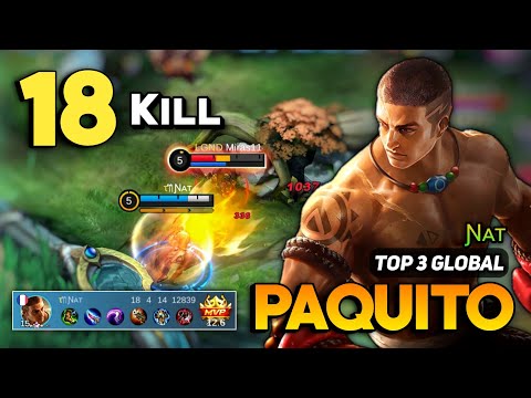 Paquito Best Build 2023 [ Paquito Top Global Gameplay ] By Ɲᴀт︎ - Mobile Legends