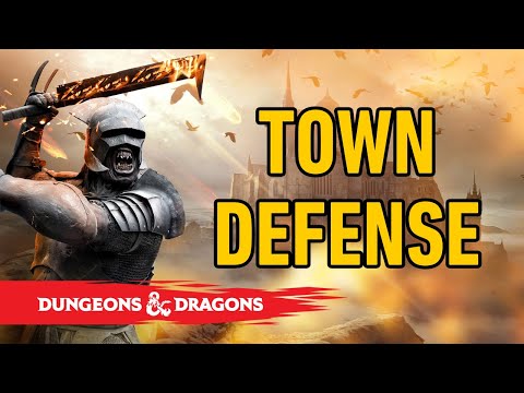 How to prepare for a Town Defense in D&D #dnd