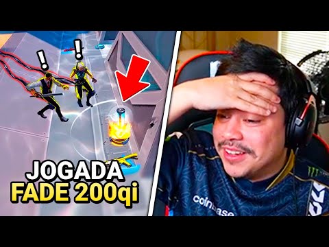 JOGADA INTELIGENTE DE FADE (200QI)! FRTTT SE EMOCIONA COM SEU NOVO TIME - VALORANT CLIPS