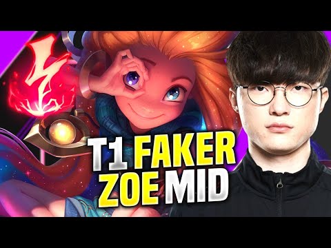 15 |  KR SoloQ 10 | FAKER IS INSANE WITH ZOE!  |  T1 Faker Plays Zoe Mid vs Talon!  |