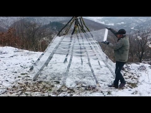 25 ₺ ye” Kamp Kulübesi Yaptık!! (1. BÖLÜM )❄️⛺️🏕☃️