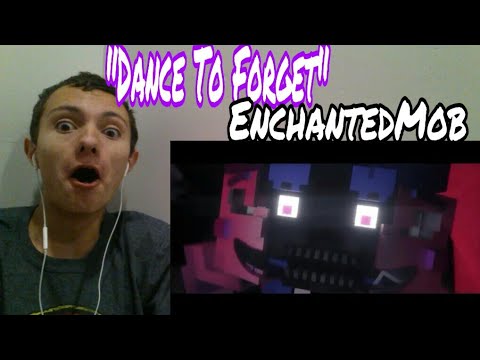 'Dance To Forget' | FNAF SL Minecraft Music Video REACTION (Song by TryHardNinja)