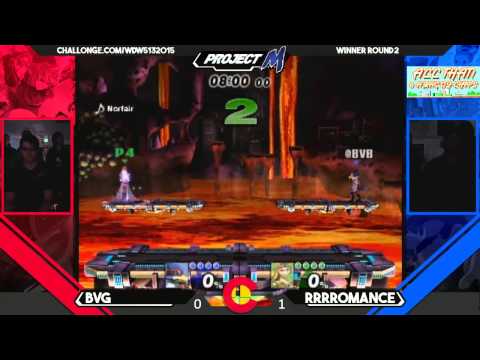 WDW - Big Vegeta BluntZ (Falco) Vs. Romance (Zelda) WR3 - Project M