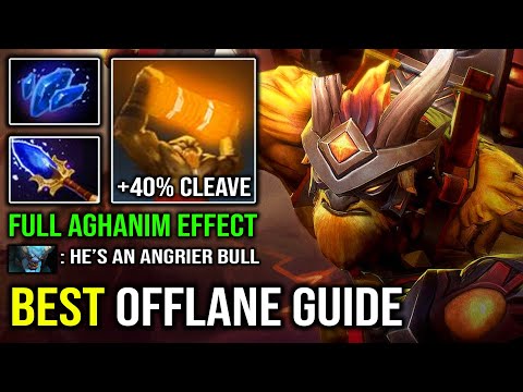 BEST OFFLANE SHAKER GUIDE Full Aghanim Effect 40% Totem Cleave Ultra Stun God Super OP Pro DotA 2