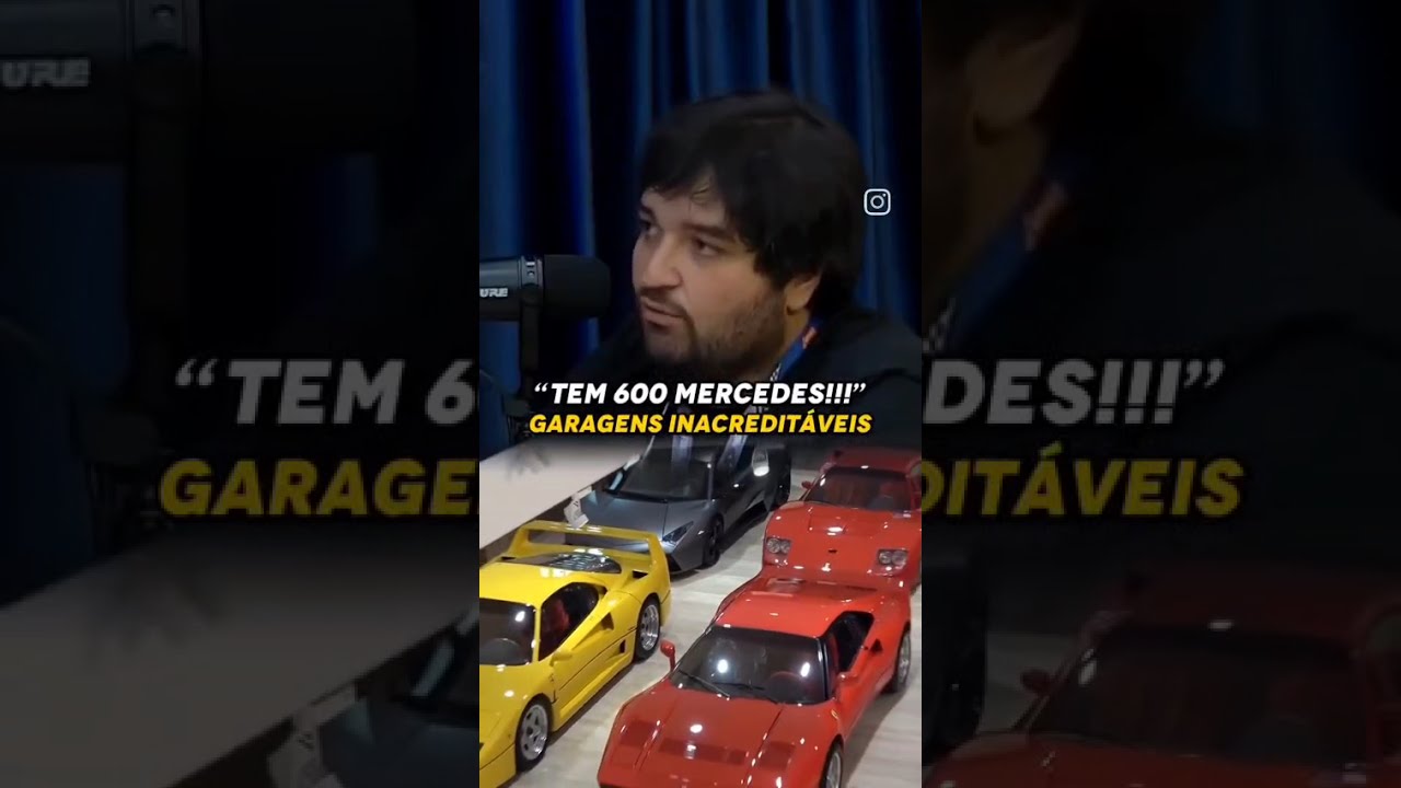 As coleções de supercarros do Brasil vs. coleções da Europa #shorts