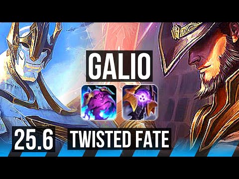 GALIO vs TWISTED FATE (MID) | 8/3/16 | KR Master | 25.6