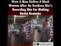 Racist White man(Benjamin Elkins)hits Black woman at Whole Foods Market.