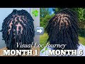 6 MONTH VISUAL LOC JOURNEY LOTS OF PICTURES AND VIDEOS COMB COIL LOCS